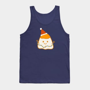 Egg Yolk in a Christmas Party Tank Top